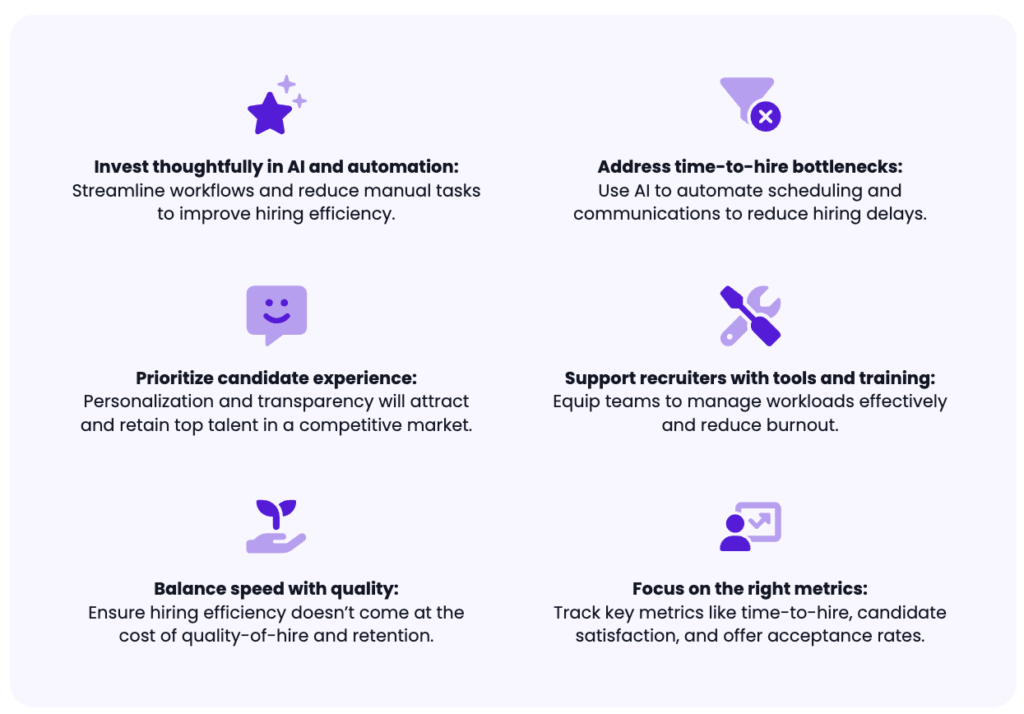 Talent acquisition action items for 2025